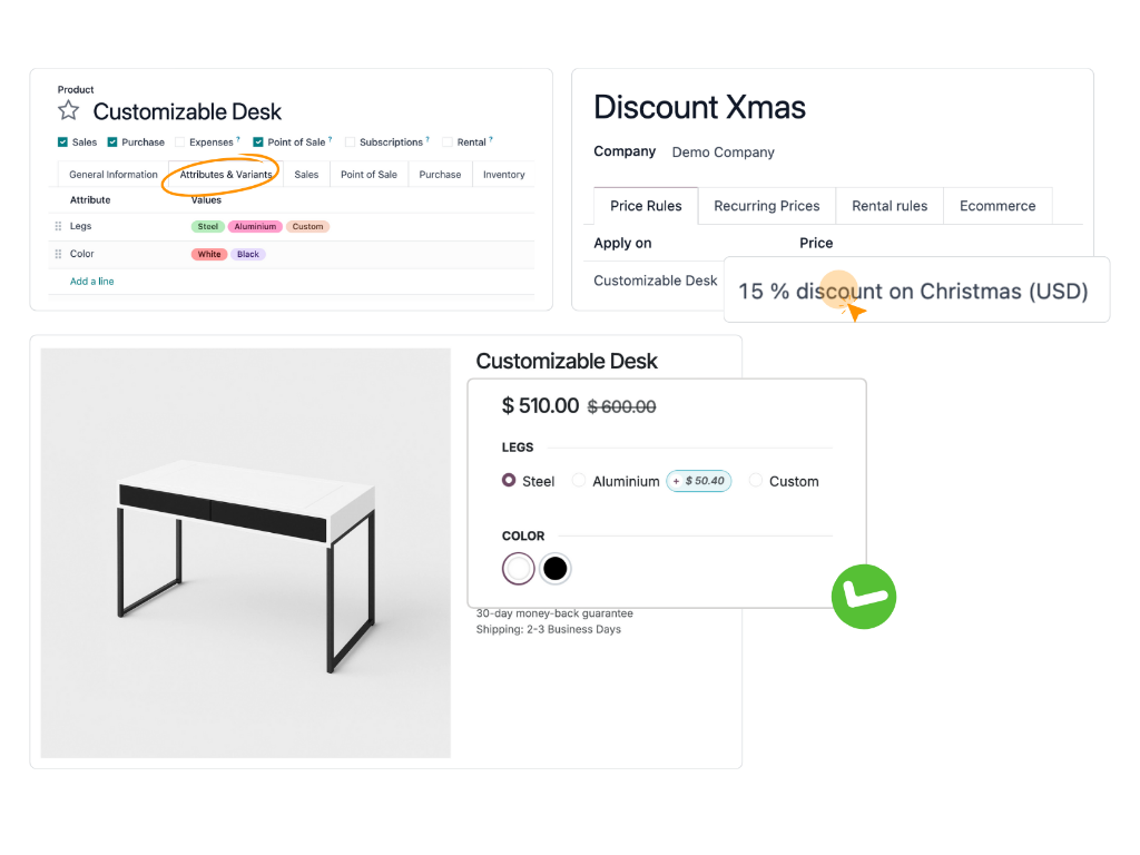 Gestión de Precios y Productos de Odoo Sales
