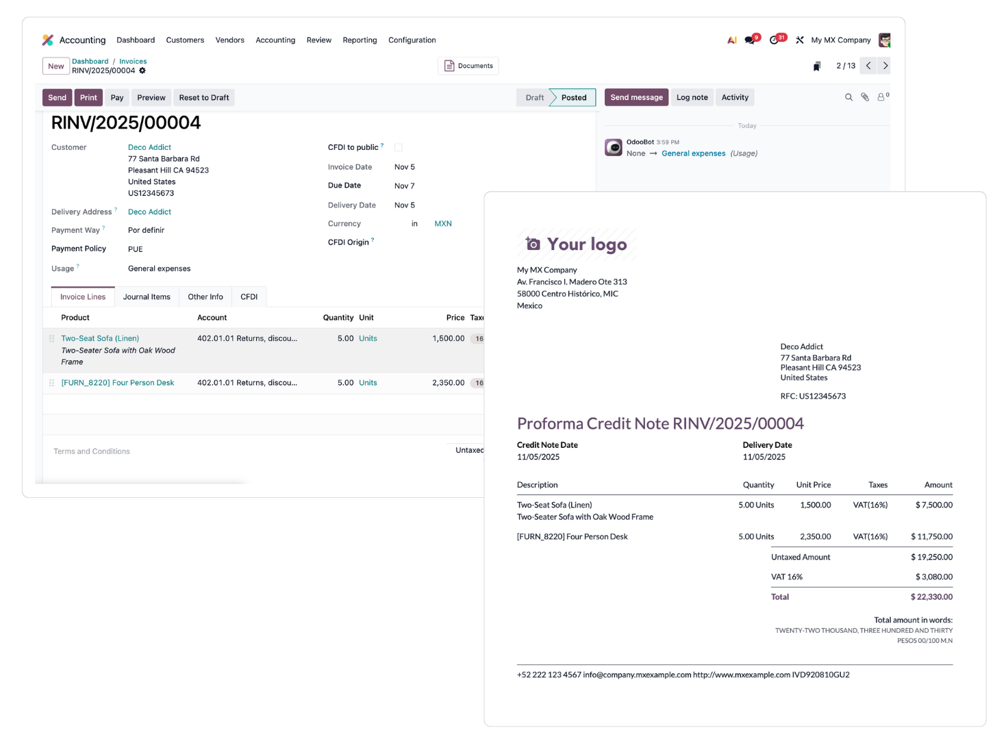Cumplimiento de Odoo con las Regulaciones Mexicanas