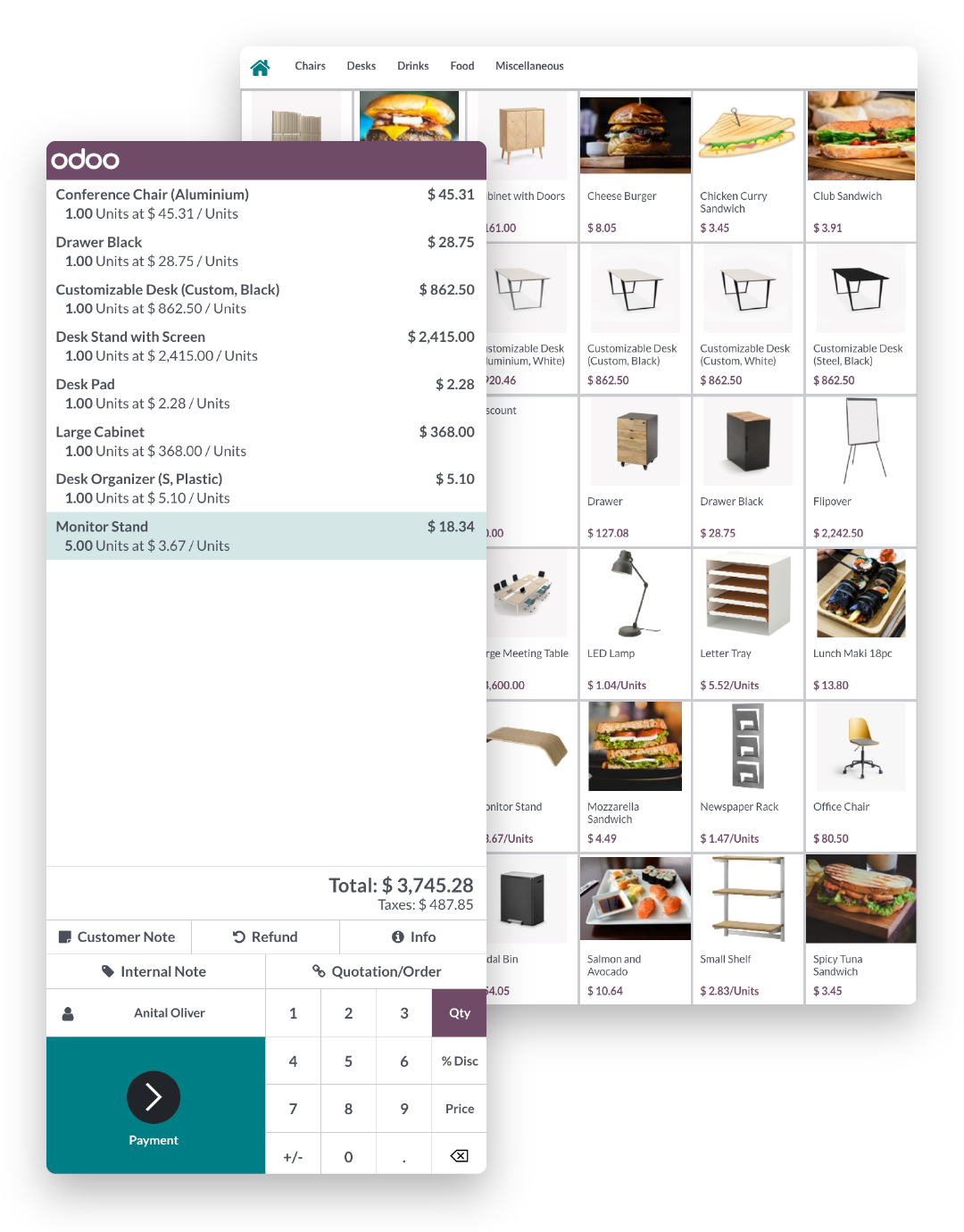 Odoo point of sale