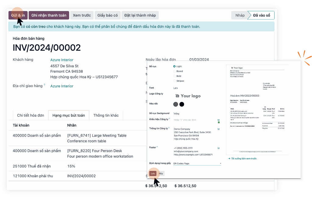 Odoo Accounting solution for Vietnam