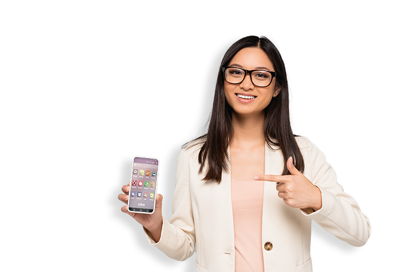 Odoo 13 demo on phone