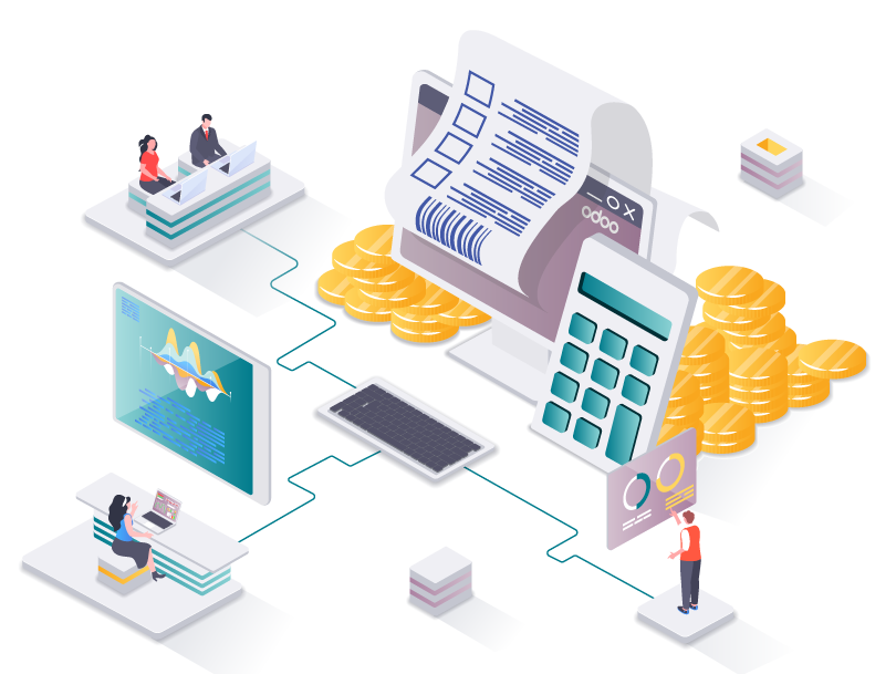 Scheme of e-invoice integration for Odoo